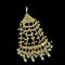 White Furshi Kundan Jhumar | Gold Plated Pearl Bridal Hair Accessory