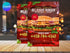 Delicious Burger Flyer, Editable Food Flyer, Printable Restaurant Promotion, Burger Sale, Fast Food Menu Marketing, Burger Flyer