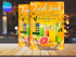 Fresh Juice Flyer Template, Editable Drink Flyer, Printable Juice Bar Promotion, Healthy Beverage Marketing Pdf, Fresh Juice, Drink Flyer