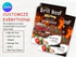 Grill Beef BBQ Party Flyer Editable Canva Template Summer Cookout Invitation Food Event Poster Barbecue Party Digital Download