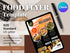 Mexican Food Flyer, DIY Canva Mexican Food Flyer Template, Editable US Letter Size Flyer for Mexican Food, Delicious Food Flyer Template