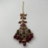 Gold Plated Bridal Jewelry Set | Maroon Kundan Necklace Set | Bridal Set | Pearl Wedding Jewelry | Indian Choker Set (Copy)
