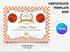 Basketball Certificate Template, Editable Canva Award, Printable Sports Certificate, Kids Team Achievement & Participation Award
