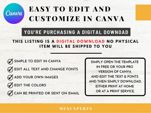 BBQ Night Party Flyer, DIY Canva BBQ Night Flyer Template, Editable Social Media Flyer Template for Barbecue Night, BBQ Party Flyer