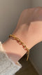 Golden Ball Chain Bracelet | Premium Stainless Steel Bracelet | Minimalist Bracelet | Adjustable Chain Bracelet | Jewelry Gift for Women