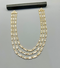 Furshi Kundan Silver Zircon Gold Plated Mala Set