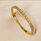 Premium Stainless Steel Square Stone Handcuff | Golden Luxury Bracelet | Premium Slim Women Bangle | Designer Bracelet, Party Wear Jewelry