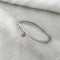 Premium Stainless Steel Nail Stone Handcuff | Silver Zircon Bracelet | Premium Designer Cuff for Women | Modern Bracelet | Fashion Jewelry