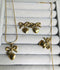 Gold Plated Bow and Heart Jewelry Set | Stainless Steel Premium Necklace and Earrings | Elegant Romantic Gift for Women | Gold Jewelry Set