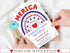 4th of July Birthday Invitation, Independence Day Patriotic Birthday Invitation Editable Template Instant Download PDF, JPG, or PNG