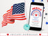 4th of July Birthday Invitation, Independence Day Patriotic Birthday Invitation Editable Template Instant Download PDF, JPG, or PNG