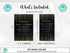 Birthday Invitation Template, Adult Birthday, Women's, Boho Theme, Black Modern Birthday Invitation, 40th, 50th, Thirty, Download, Template