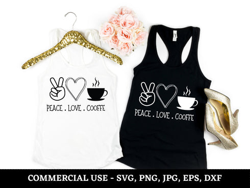 Peace Love SVG Bundle | Peace Love Dance Books Horses SVG PNG DXF EPS | Inspirational Faith Cut Files for Cricut | Motivational Vector Design