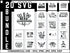 Hairdresser SVG Bundle | Hairstylist SVG PNG DXF EPS | Barber Beauty Quotes Cut Files for Cricut | Salon Funny Sayings Vector Design