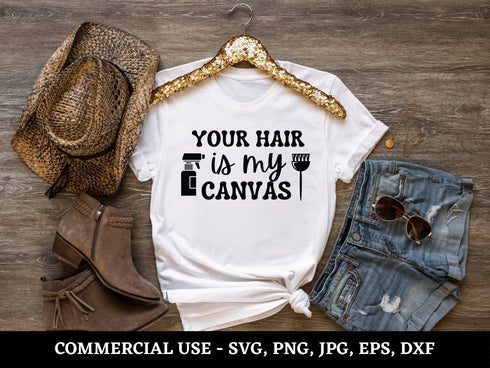 Hairdresser SVG Bundle | Hairstylist SVG PNG DXF EPS | Barber Beauty Quotes Cut Files for Cricut | Salon Funny Sayings Vector Design