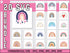 Rainbow SVG Bundle | Boho Rainbow SVG PNG DXF EPS | Cute Pastel Rainbow Clipart Cut Files for Cricut | Colorful Rainbow Vector Design