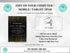 Birthday Invitation Template, Adult Birthday, Women's, Boho Theme, Black Modern Birthday Invitation, 40th, 50th, Thirty, Download, Template