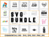 Baby SVG Bundle | Baby Onesie SVG PNG DXF EPS | Newborn Cute Baby Quotes Cut Files for Cricut | Funny Baby Vector Design