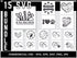 Mechanic SVG Bundle | Garage Tools SVG PNG DXF EPS | Skull Piston Wrench Cut Files for Cricut | Car Repair Vector Design