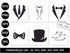 Tuxedo SVG Bundle | Tuxedo Suit SVG PNG DXF EPS | Gentleman Bow Tie Cut Files for Cricut | Formal Wear Vector Design