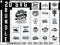 Camping SVG Bundle | Camper Life SVG PNG DXF EPS | Happy Camper Campfire Hiking Cut Files for Cricut | Adventure Vector Design