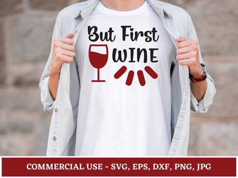 Wine SVG Bundle | Wine Glass SVG PNG DXF EPS | Funny Wine Quotes Cut Files for Cricut | Alcohol Lover Vector Design