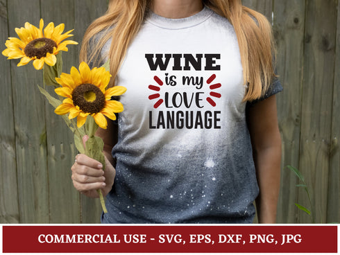 Wine SVG Bundle | Wine Glass SVG PNG DXF EPS | Funny Wine Quotes Cut Files for Cricut | Alcohol Lover Vector Design