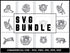 Tiger SVG Bundle | Tiger Face SVG PNG DXF EPS | Tiger Silhouette Cut Files for Cricut | Cute Tiger Head Vector Design