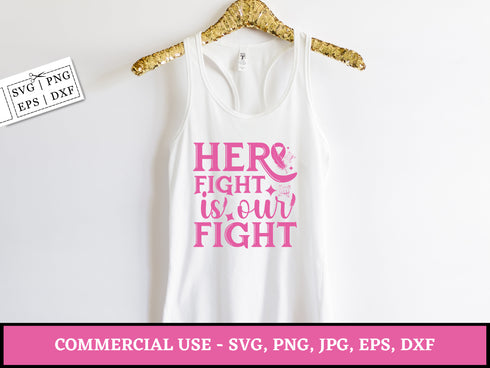 Breast Cancer SVG Bundle | Cancer Awareness SVG PNG DXF EPS | Pink Ribbon Cut Files for Cricut | Awareness Shirt Vector Design