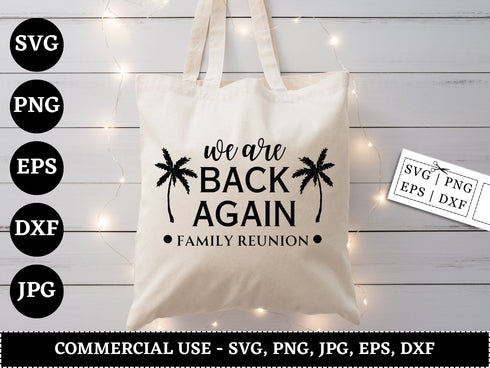 Family Reunion SVG Bundle | Family Tree SVG PNG DXF EPS | Family Shirt Cut Files for Cricut | Family Vacation Vector Design