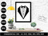 Tuxedo SVG Bundle | Tuxedo Suit SVG PNG DXF EPS | Gentleman Bow Tie Cut Files for Cricut | Formal Wear Vector Design