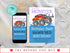 Pool Party Invitation Template, Pool Birthday Party, Monster Splash Birthday Bash Invite, Monster Truck Waterslide, Summer Birthday Party