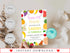 Tutti Frutti Invitation, Instant Download, Two-Tti Frutti Birthday Party Invitation Template, 6th Birthday Invite, Fruit Invitation, Corjl
