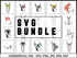 Donkey SVG Bundle | Donkey SVG PNG DXF EPS | Farm Animal Donkey Cut Files for Cricut | Donkey Head Vector Design