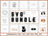 Cat SVG Bundle | Cat Paw Print SVG PNG DXF EPS | Pet Paw Clipart Cut Files for Cricut | Animal Love Vector Design