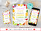 Tutti Frutti Invitation, Instant Download, Two-Tti Frutti Birthday Party Invitation Template, 6th Birthday Invite, Fruit Invitation, Corjl