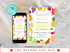 Tutti Frutti Invitation, Instant Download, Two-Tti Frutti Birthday Party Invitation Template, 6th Birthday Invite, Fruit Invitation, Corjl