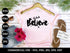 Believe SVG Bundle | Christmas Believe SVG PNG DXF EPS | Snowflake Winter Cut Files for Cricut | Holiday Quote Vector Design