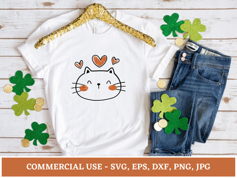 Cat SVG Bundle | Cat Paw Print SVG PNG DXF EPS | Pet Paw Clipart Cut Files for Cricut | Animal Love Vector Design