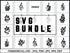 Floral Snake SVG Bundle | Mystical Snake SVG PNG DXF EPS | Celestial Witchy Snake Line Art Cut Files for Cricut | Boho Animal Vector Design