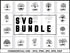 Tree SVG Bundle | Forest Tree Silhouette SVG PNG DXF EPS | Woodland Nature Cut Files for Cricut | Outdoor Vector Design