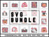 Retro Halloween SVG Bundle | Halloween Vector Witch Ghost Pumpkin SVG PNG DXF EPS | Sarcastic Spooky Shirt Cut Files for Cricut