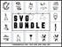 Floral Hairstylist SVG Bundle | Hairdresser SVG PNG DXF EPS | Scissors Barber Tools Cut Files for Cricut | Beauty Salon Vector Design