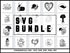 Snail SVG Bundle | Snail SVG PNG DXF EPS | Snail Silhouette Clipart Cut Files for Cricut | Cute Animal Vector Design