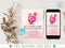 Editable Ladies Night Invitation, Ladies Night, Girls Night In, Bachelorette, Birthday, Cocktails, Pink, Print or Text Invite