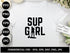 SUP SVG Bundle | Stand Up Paddle Boarding SVG PNG DXF EPS | SUP Girl Lake Life Surfing Cut Files for Cricut | Paddleboard Vector Design