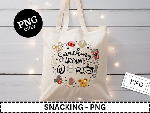 Snacking PNG Bundle | Snack Goals PNG SVG | Coffee Ice Cream Clipart for Cricut & Silhouette | Food Lover Digital Design