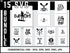SUP SVG Bundle | Stand Up Paddle Boarding SVG PNG DXF EPS | SUP Girl Lake Life Surfing Cut Files for Cricut | Paddleboard Vector Design