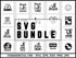 Skunk SVG Bundle | Skunk PNG DXF EPS JPG | Skunk Silhouette Clipart Cut Files for Cricut | Commercial Use Animal Vector Design