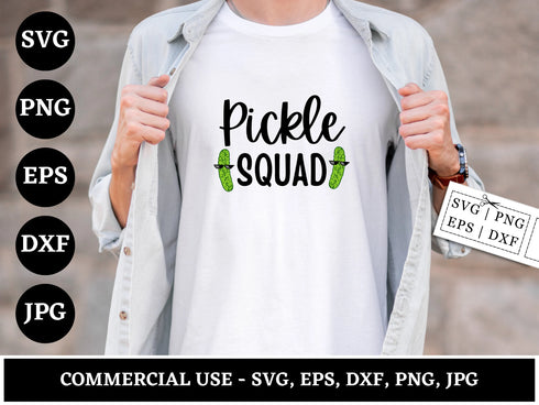 Pickle SVG Bundle | Pickle Lover SVG PNG DXF EPS | Cucumber Pickle Clipart Cut Files for Cricut | Funny Food Vector Design